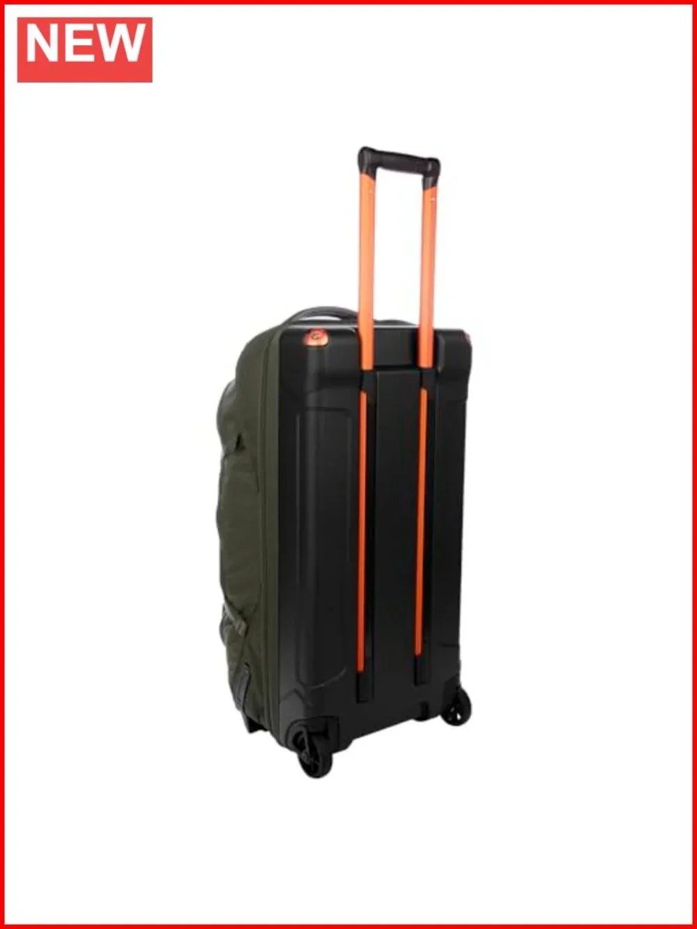 Duffel Bag with Wheels, Telescopic Handle, Nylon, 98L